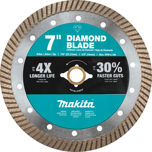 Lame diamant&eacute;e &agrave; usage g&eacute;n&eacute;ral Turbo Maritime Industrial Rubber