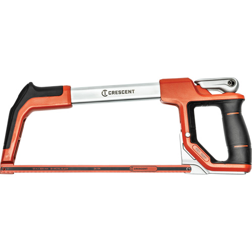 Fast Tension Hacksaw with Dual Material Handle, 12", Ergonomic Handle Maritime Industrial Rubber