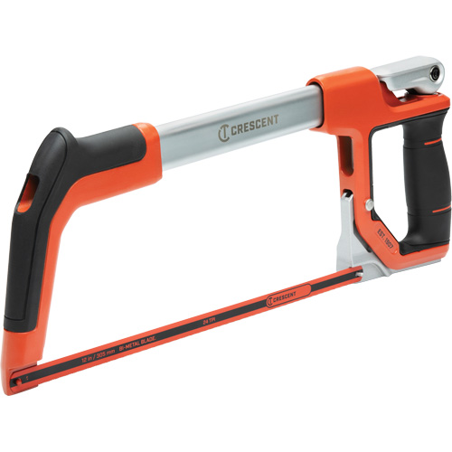 Fast Tension Hacksaw with Dual Material Handle, 12", Ergonomic Handle Maritime Industrial Rubber