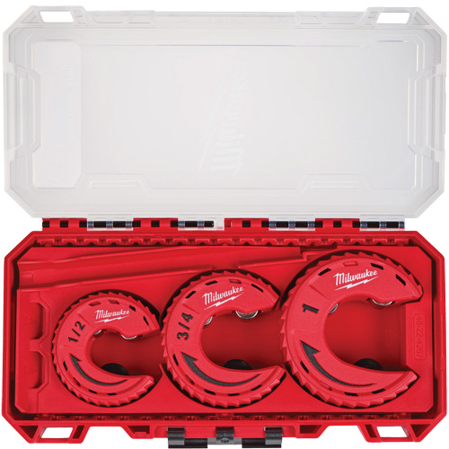 3-Piece Close Quarters Tubing Cutter Set, 1/2"/3/4"/1" Capacity Maritime Industrial Rubber