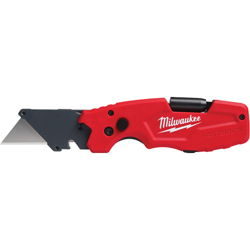 FASTBACK 6-in-1 Folding Utility Knife, 8-3/4" L, 6 Functions, 1 lbs. Maritime Industrial Rubber