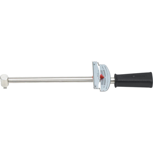 Beam Torque Wrench, Click, 3/8" Square Drive, 0 - 800 in-lbs. Maritime Industrial Rubber