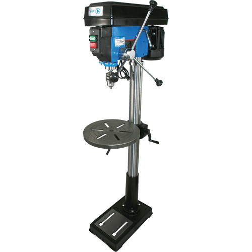 Perceuse &agrave; colonne de plancher &agrave; 16 vitesses, 17", Mandrin 5/8", 3380 tr/min Maritime Industrial Rubber