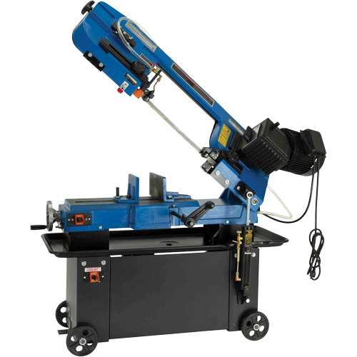 JHVG-712 Metal Bandsaw, Horizontal, 7" Round and 7" x 12" Rectangular Cutting Capacity Maritime Industrial Rubber
