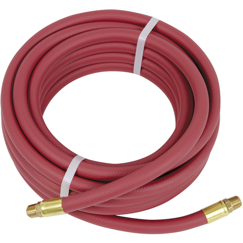 Heavy-Duty Air Hose, Air, PVC, 3/8" dia. x 25', 300 psi, 3/8" NPT Maritime Industrial Rubber