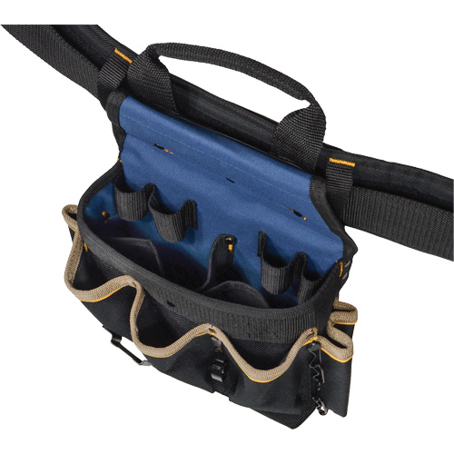 20 Pocket Tool Belt Combo, Polyester, Black Maritime Industrial Rubber