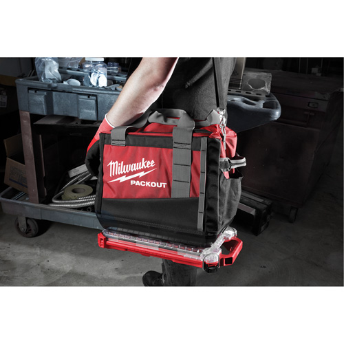 Organisateur profil&eacute; et compact Packout, 16-2/5" x 9-3/4" x 2-1/2", Noir/Rouge Maritime Industrial Rubber