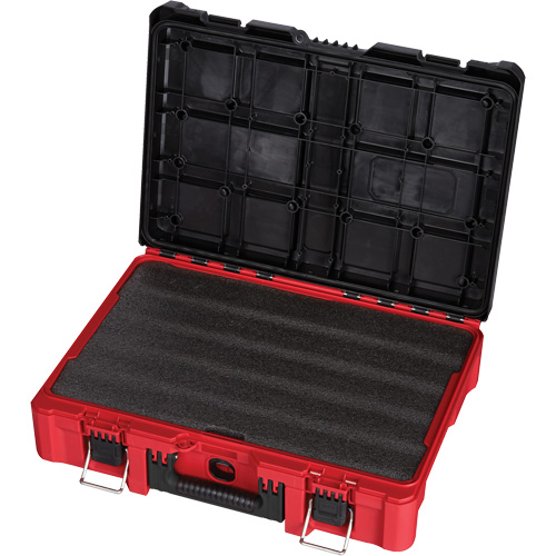 Coffre &agrave; outils avec partitions ajustables Packout, 20-7/10" x 15-1/5" x 6-1/5", Noir/Rouge Maritime Industrial Rubber