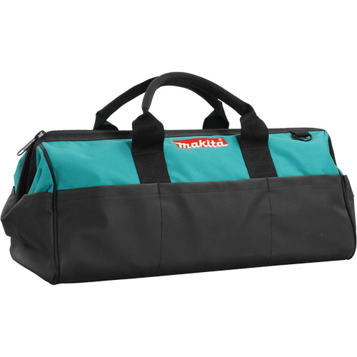 Tool Bag, Nylon, 1 Pockets, Black/Blue Maritime Industrial Rubber