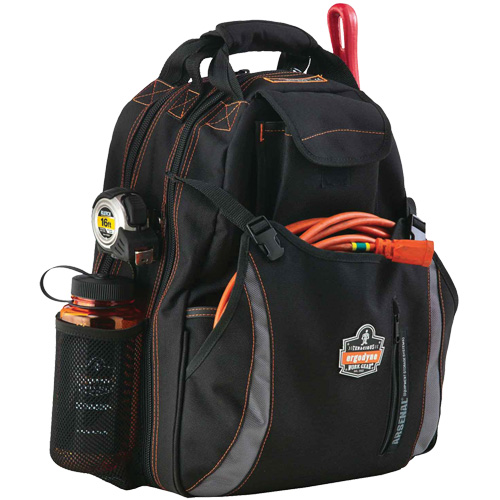 Sac &agrave; dos pour outils 5843 Arsenal, 13-1/2" lo x 8-1/2" la, Noir, Polyester Maritime Industrial Rubber