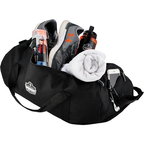 Sac polochon 5020 Arsenal, Polyester, 3 pochettes, Noir Maritime Industrial Rubber