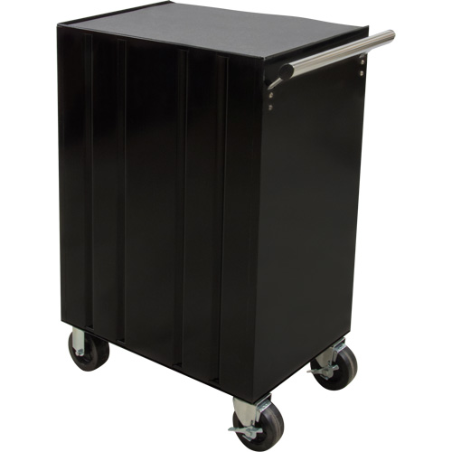 Industrial Tool Cart, 7 Drawers, 27" W x 18-3/4" D x 39" H, Black Maritime Industrial Rubber
