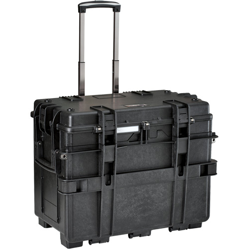 Military Mobile Tool Chest With Drawers, 6 Drawers, 22-4/5" W x 15" D x 18" H, Black Maritime Industrial Rubber