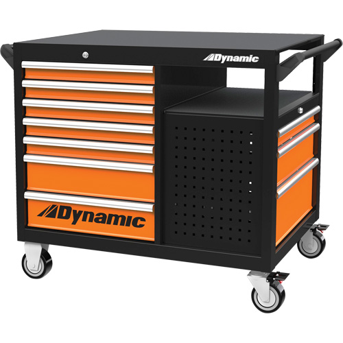 Chariot industriel, 2 tiers, 45" x 40" x 28-3/4" Maritime Industrial Rubber