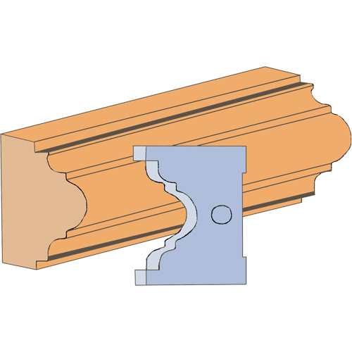 Fancy Cove Moulding Cutter Set Maritime Industrial Rubber