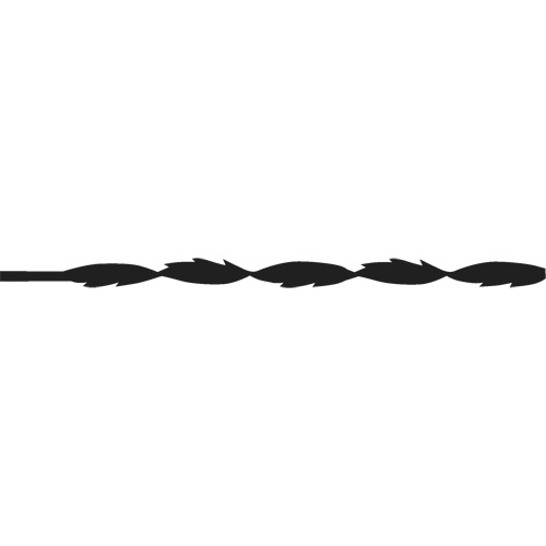 12 lames en spirale pour scie &agrave; chantourner, Coupe spirale, 0,028" la x 5" lo, 44 dents par pouce Maritime Industrial Rubber