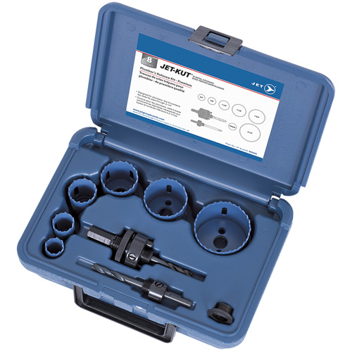 Premium Plumber's Holesaw Kit, 8 Pieces Maritime Industrial Rubber