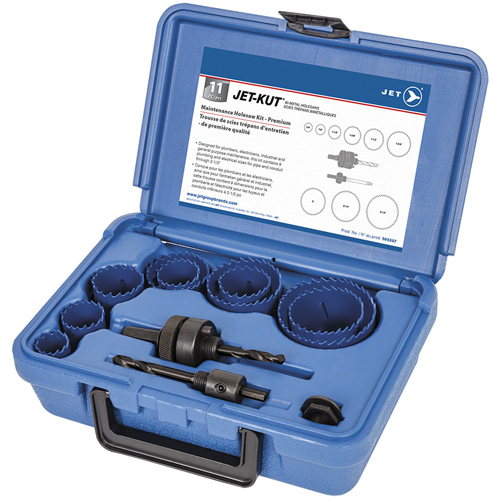 Maintenance Holesaw Kit, 11 Pieces Maritime Industrial Rubber