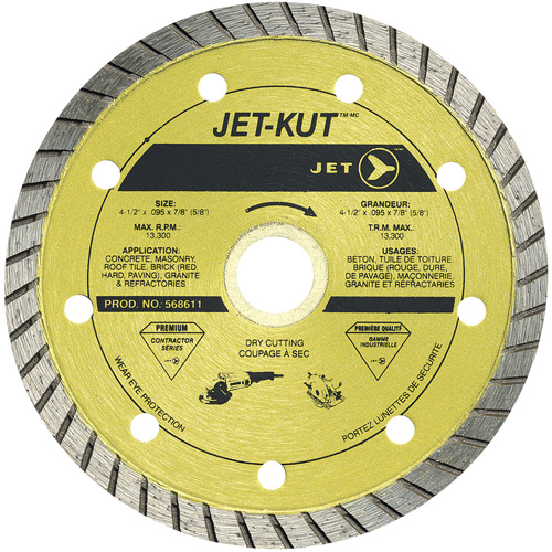 JET-KUT Premium Turbo Diamond Blade Maritime Industrial Rubber