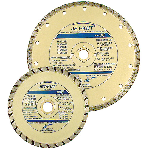 Lame diamant Turbo de premi&egrave;re qualit&eacute; JET-KUT Maritime Industrial Rubber