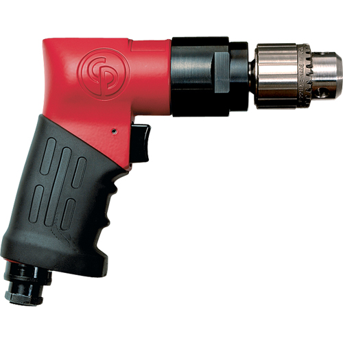 Perceuses non r&eacute;versibles, 21 pi³/min, 1/4" NPTF, 89 dBA, 3/8" mandrin, Avec cl&eacute; Maritime Industrial Rubber
