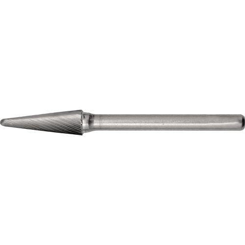CLEVELAND Solid Carbide Burrs - Taper Shape Radius End 14°, 1/8" Shank Maritime Industrial Rubber
