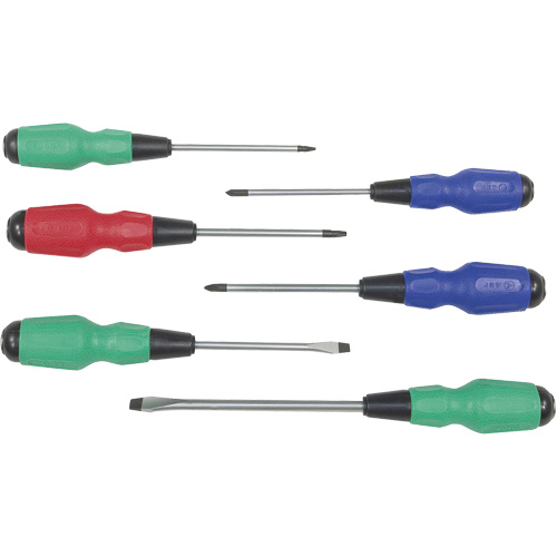 TDSS-6 Jeu de tournevis Torque Drive, 6 mcx, Magn&eacute;tique Maritime Industrial Rubber
