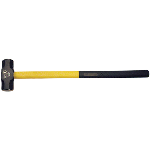 Heavy-Duty Sledge Hammer, 6 lbs., 34", Fibreglass Handle Maritime Industrial Rubber