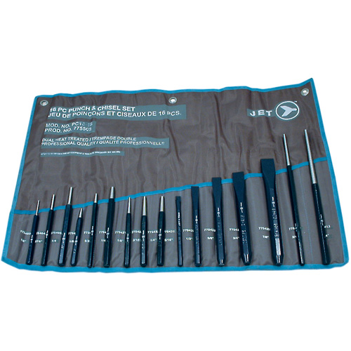 PC16-1S Punch & Chisel Set, 16 Pieces Maritime Industrial Rubber