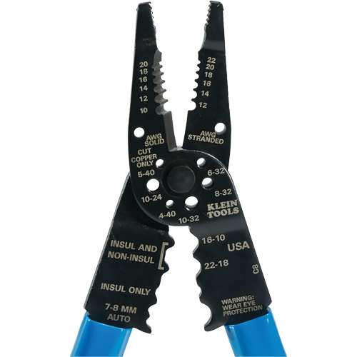 All Purpose Long Nose Tools, 8-1/4" L, 10 - 22 AWG Maritime Industrial Rubber