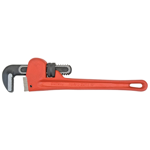 Cl&eacute;s &agrave; tuyaux, Cap des m&acirc;choires 1-1/2", Longueur 10", Fini Rev&ecirc;tement en poudre Maritime Industrial Rubber