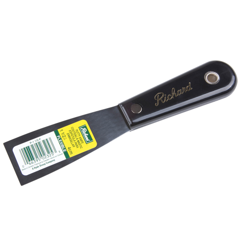 Couteau flexible &agrave; mastic, Lame Acier &agrave; haute teneur en carbone, Largeur 1-1/2", Manche Polypropyl&egrave;ne Maritime Industrial Rubber