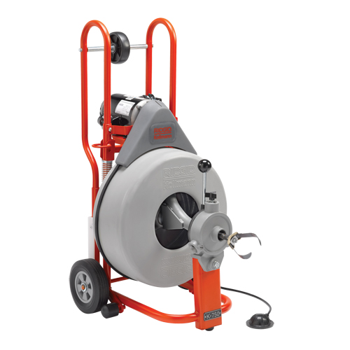 Nettoyant de drain K-750 pour machine &agrave; baril, &eacute;lectrique, 3/4" x 100' Maritime Industrial Rubber
