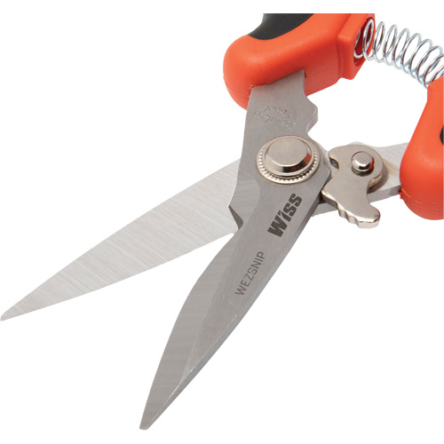 Cisaille polyvalente Easy Snip, Longueur de coupe de 4", Poign&eacute;e Droit Maritime Industrial Rubber