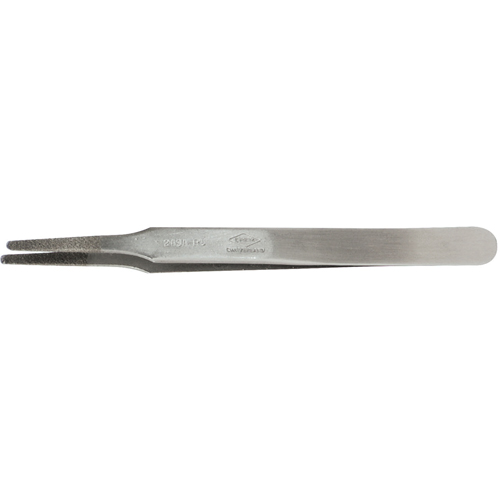 Tweezers - Flat Round Tips, Straight - 4.75" (120 mm) Maritime Industrial Rubber
