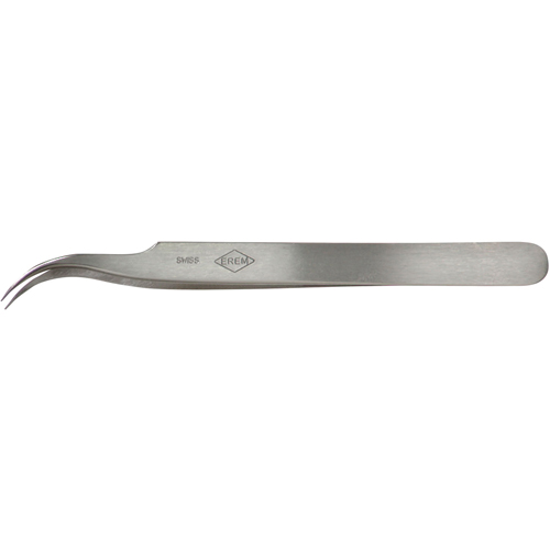 Tweezers - Pointed Tip, Curved Maritime Industrial Rubber