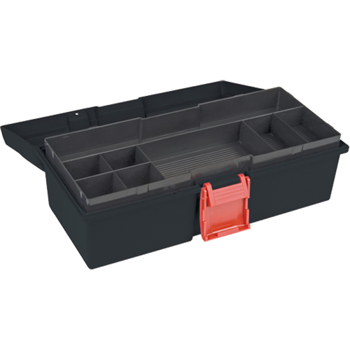 Heavy-Duty Tool Box, 15" W x 7" D x 5-1/2" H, Black Maritime Industrial Rubber