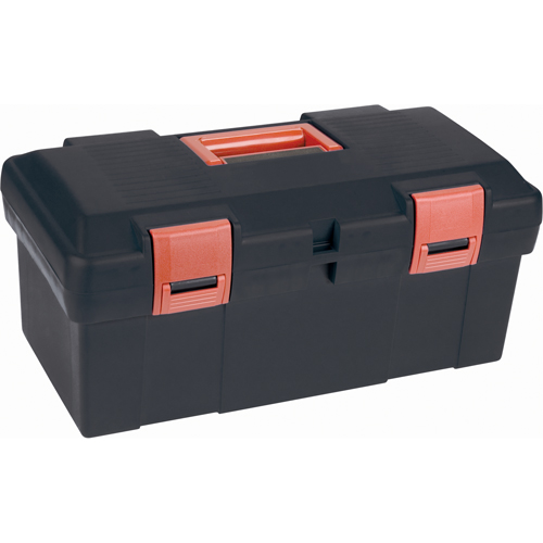 Heavy-Duty Tool Box, 17-1/2" W x 9-1/2" D x 8" H, Black Maritime Industrial Rubber