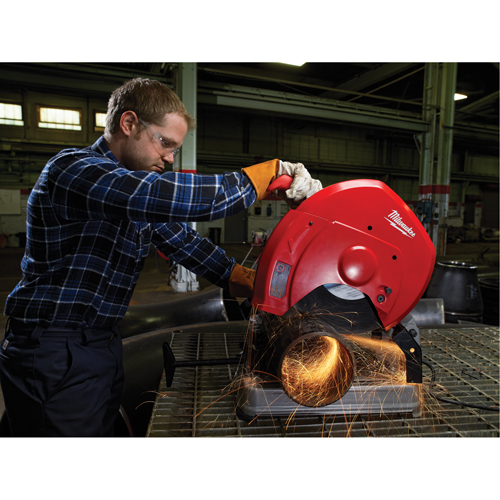 Abrasive Chop Saw, 14", 3900 No Load RPM, 120 V, 15 A Maritime Industrial Rubber