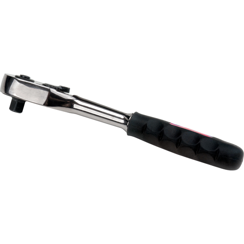 Quick-Release Rubber Grip Ratchet Wrench, 1/4" Drive, Rubber Handle Maritime Industrial Rubber
