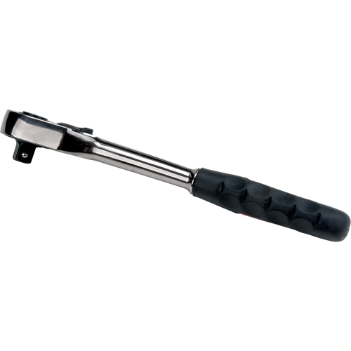 Quick-Release Rubber Grip Ratchet Wrench, 3/8" Drive, Rubber Handle Maritime Industrial Rubber