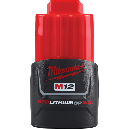 M12 Redlithium 2.0 Battery, Lithium-Ion, 12 V, 2 A Maritime Industrial Rubber