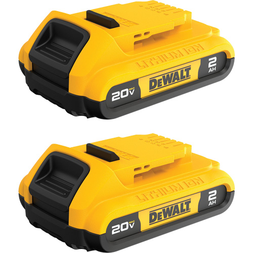 Max* Compact Batteries, Lithium-Ion, 20 V, 2 A Maritime Industrial Rubber
