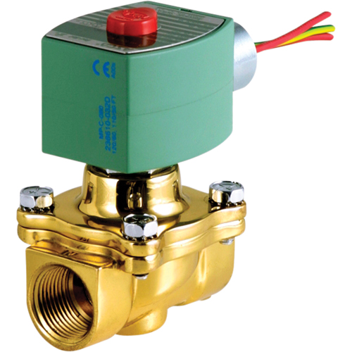 &eacute;lectrovannes &agrave; commande pilote deux voies, Tuyau de 3/8", 135 PSI Maritime Industrial Rubber