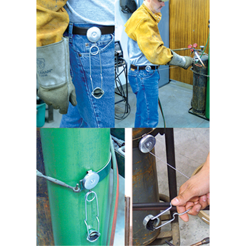 Retractor for Gas Torch Striker Maritime Industrial Rubber