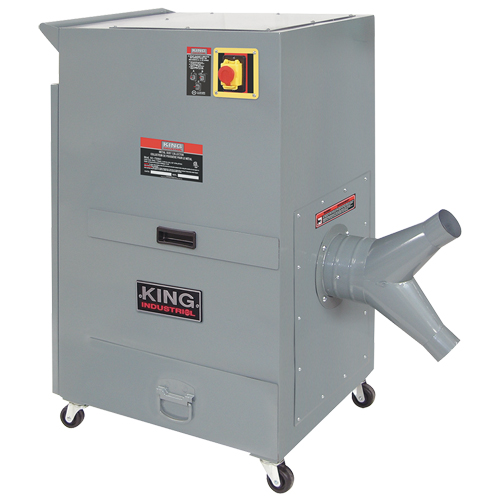 Metal Dust Collector, 40-1/4" x 22-1/2" x 43-3/4" Maritime Industrial Rubber