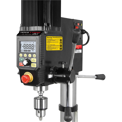 Nova Viking DVR Floor Model Drill Press, 16", 5/8" Chuck, 3000 RPM Maritime Industrial Rubber