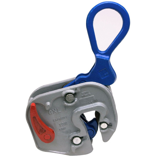 GXL Plate Clamp, 1000 lbs. (0.5 tons), 1/16" - 5/8" Jaw Opening Maritime Industrial Rubber