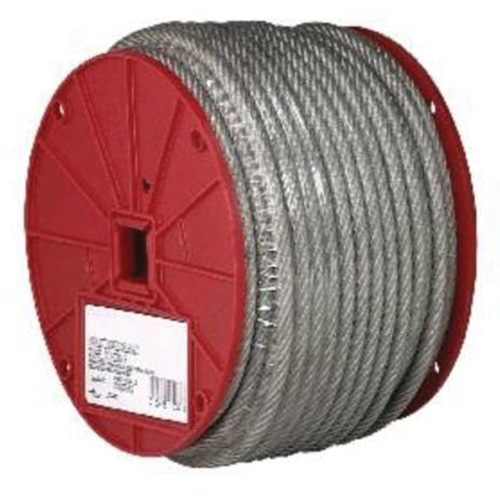 C&acirc;ble m&eacute;tallique, 250' (76,2 m) x 3/32", 184 lb (0,092 tonne), Rev&ecirc;tement de vinyle Maritime Industrial Rubber