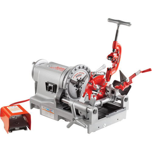 Compact Threading Machine # 300, 52 RPM, 1/2" - 2" Pipe Thread Maritime Industrial Rubber